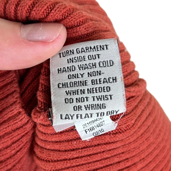 Tucker For Target • Ribbed Orange Sweater Dress - Picture 6 of 8